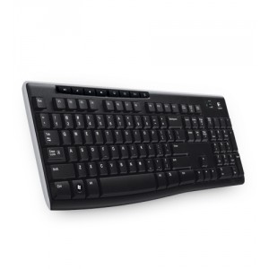 Logitech K270 teclado RF inalámbrico AZERTY Francés Negro