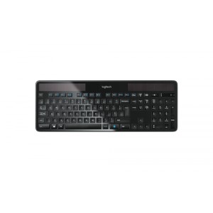Logitech K750 RF inalámbrico QWERTY Inglés del Reino Unido Negro teclado
